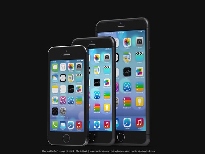 Ảnh dựng iPhone 6 màn hình 4,7 inch giống iPad Mini
