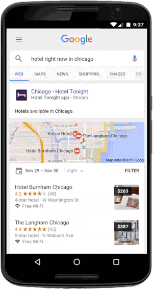 Google Search thử nghiệm chức năng stream ứng dụng Android về điện thoại