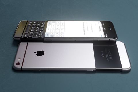 Bản mẫu iPhone lấy ý tưởng từ BlackBerry Priv