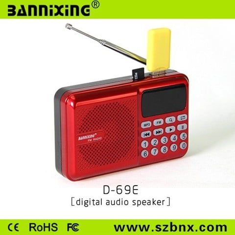 ĐÀI FM nghe nhạc USB BANNIXING D69E