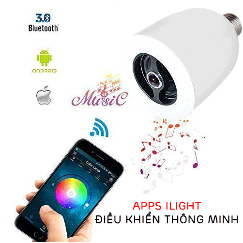 Bộ loa đèn smart (Loa Bluetooth + Đế) độc đáo, âm cực chất, ánh sáng dịu nhẹ, đủ màu để lựa chọn, phù hợp mọi không gian, giá tốt nhất tại MrBachKhoa.com