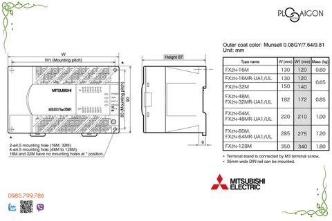 PLC MITSUBISHI FX2N-32MR, bộ lập trình PLC Mitsubishi FX2N – PLCSAIGON