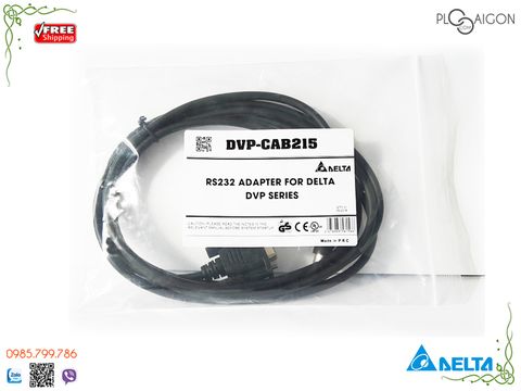  Cáp lập trình DVP-CAB215 