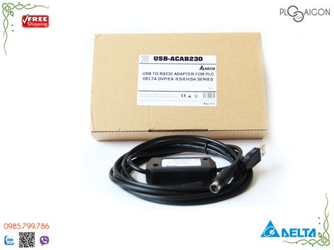  Cáp lập trình PLC Delta USB-ACAB230 