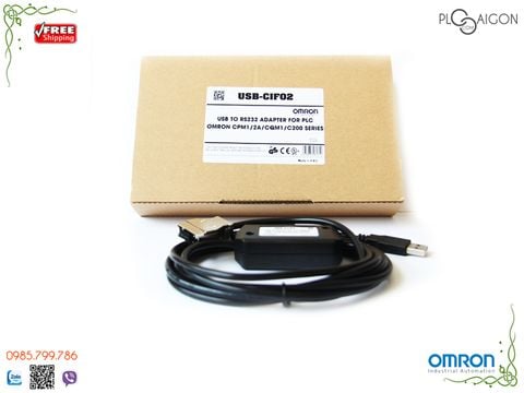  Cáp lập trình PLC Omron USB-CIF02 