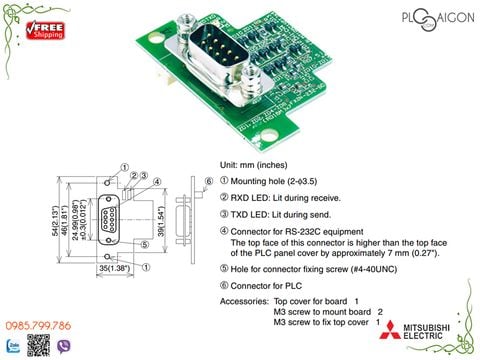  Board Mitsubishi FX2N-232-BD 