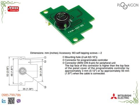  Board Mitsubishi FX2N-422-BD 