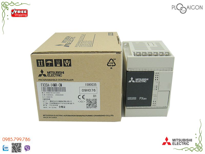  Bộ lập trình PLC Mitsubishi FX3SA-14MR-CM 