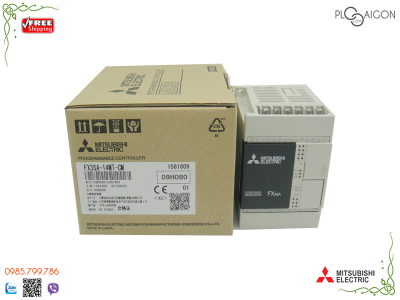  Bộ lập trình PLC Mitsubishi FX3SA-14MT-CM 