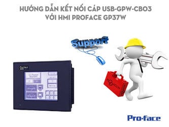 Hướng dẫn kết nối Màn hình HMI Proface GP37W