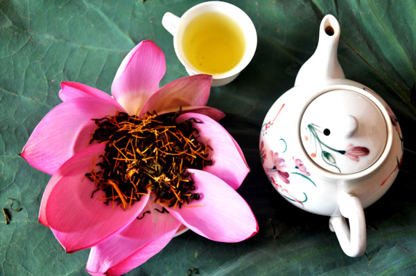 Trà-ướp-hoa-sen