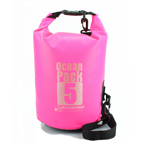 Ocean Pack Dry Bag 5L Pink