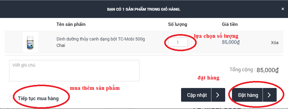 giỏ hàng
