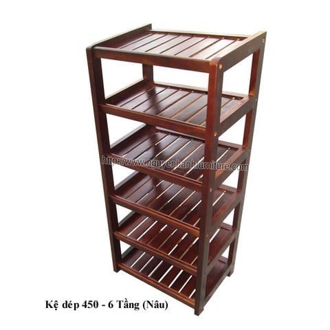 Kệ Giày Dép 6 Tầng Rộng 45cm