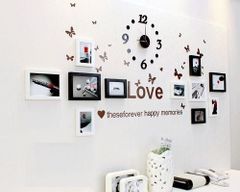 Bộ 11 khung kèm đồng hồ decal