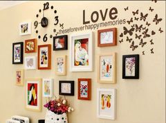 Bộ 17 khung hình đồng hồ, decal