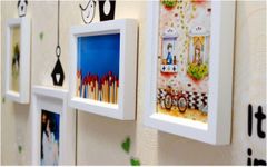 Bộ 5 khung hình decal cây