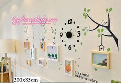 Bộ 8 khung đồng hồ decal