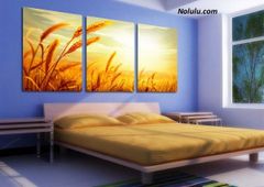 Tranh treo tường cỏ lau