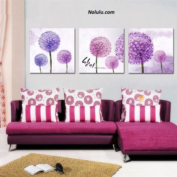 Tranh treo tường hoa bồ công anh