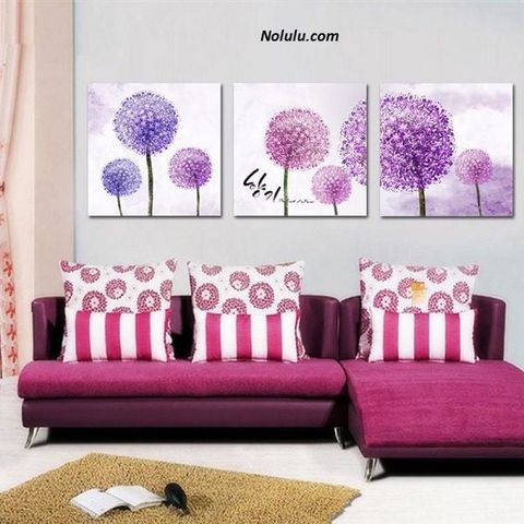 Tranh treo tường hoa bồ công anh