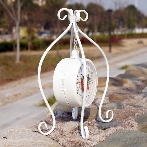 Đồng hồ 2 mặt có chân