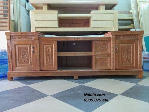 KỆ TIVI GỖ SỒI NGA KTVXD20