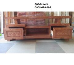 KỆ TIVI GỖ XOAN ĐÀO KTVXD18
