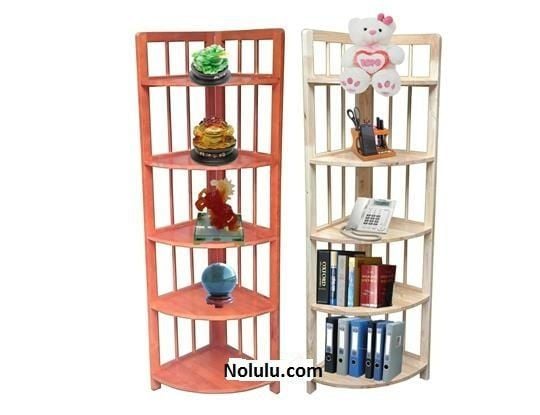 Kệ Góc Nhà 5 Tầng (Vàng)