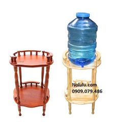 Kệ góc tròn gỗ tự nhiên