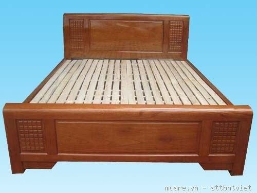 GIƯỜNG GỖ XOAN BẮC 1.8M