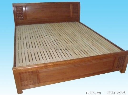 GIƯỜNG GỖ XOAN BẮC 1.8M