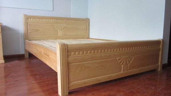 Giường Gỗ Sồi Nga 1m6