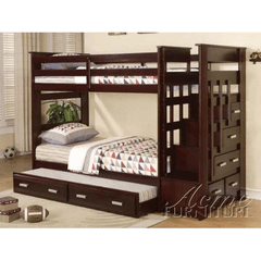 Giường 3 Tầng Ali (1m/1m/1m) Gỗ Tự Nhiên