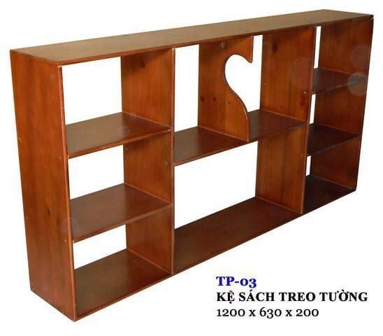 Kệ Sách Treo Tường Rộng 120cm