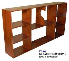 Kệ Sách Treo Tường Rộng 120cm