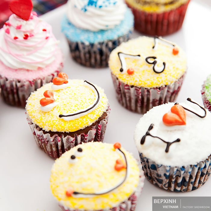 Bánh cupcake - sự lựa chọn tuyệt vời cho những bữa tiệc đông người