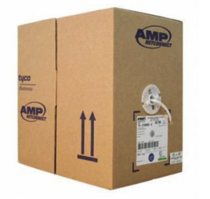 Cáp Enh. Cat 5 UTP, 4-pair, CMR, Solid (5e), 200 Mhz - AMP