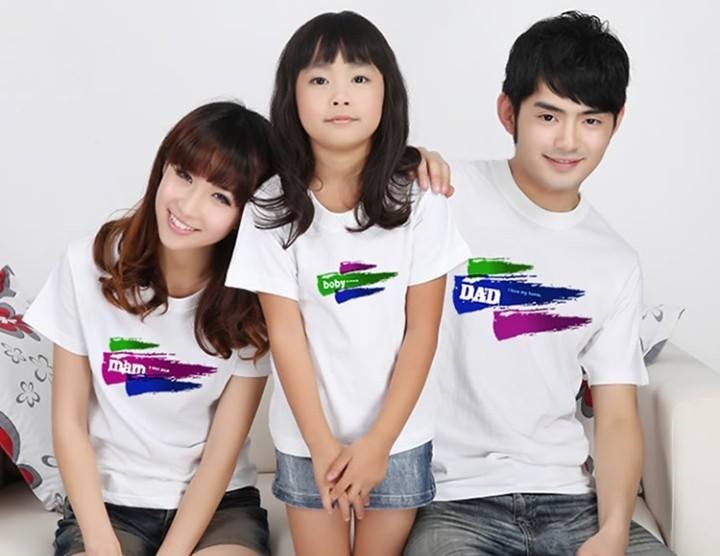 áo thun gia đình vệ sáng