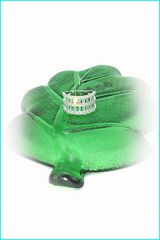  Nhẫn Nữ Bản To Pha Lê Trắng (AB) 