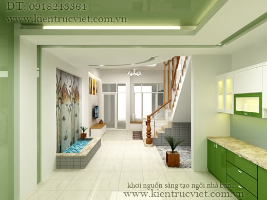 nhà phố 4m, nhà phố 1 tầng