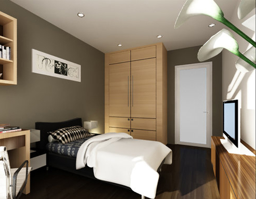 phòng ngủ nhà phố 5m