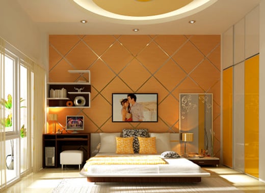 phòng ngủ Nhà phố 5mx16m 2 mặt tiền