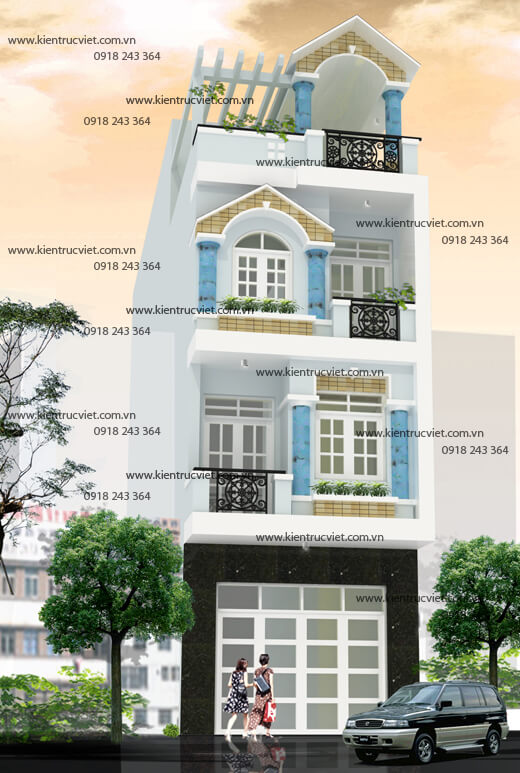 nhà phố 5m