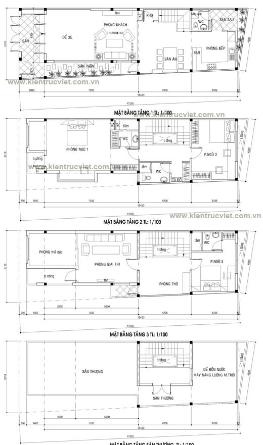 bản vẽ nhà phố 6m 3 tầng quận 12