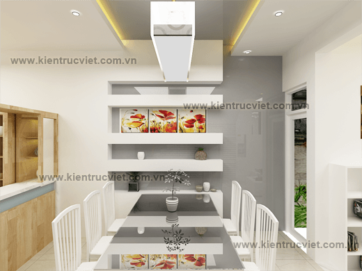 bàn ăn nhà phố 6m 3 tầng quận 12