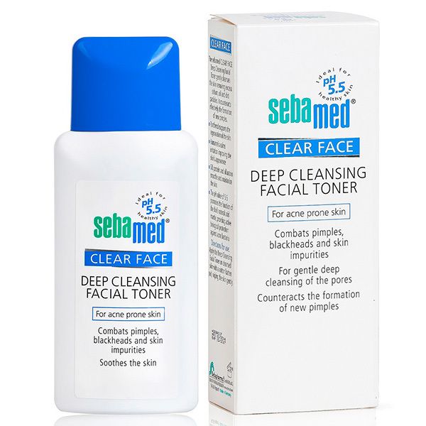 nuoc hoa hong can bang se khit lo chan long Clear Face Deep Cleansing Facial Toner