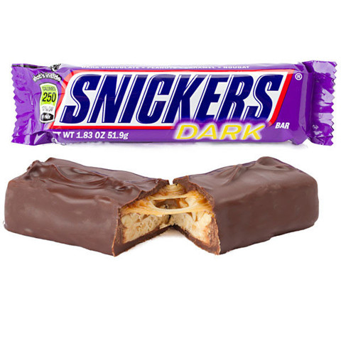 Dark Chocolate Snickers Candy