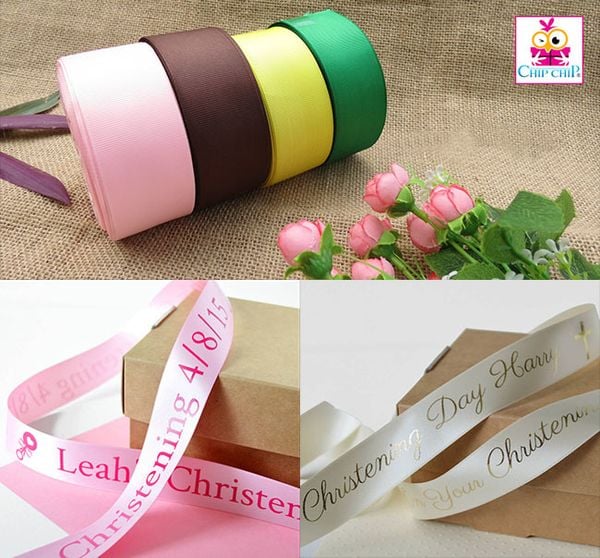 Dịch vụ đặt in hình và in chữ lên ruy băng (rippon) tại TPHCM uy tín