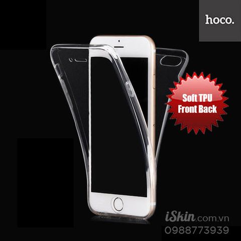 Ốp lưng iPhone 6s 6 Hoco Light Full Series, dẻo trong bọc 2 mặt 360 Độ